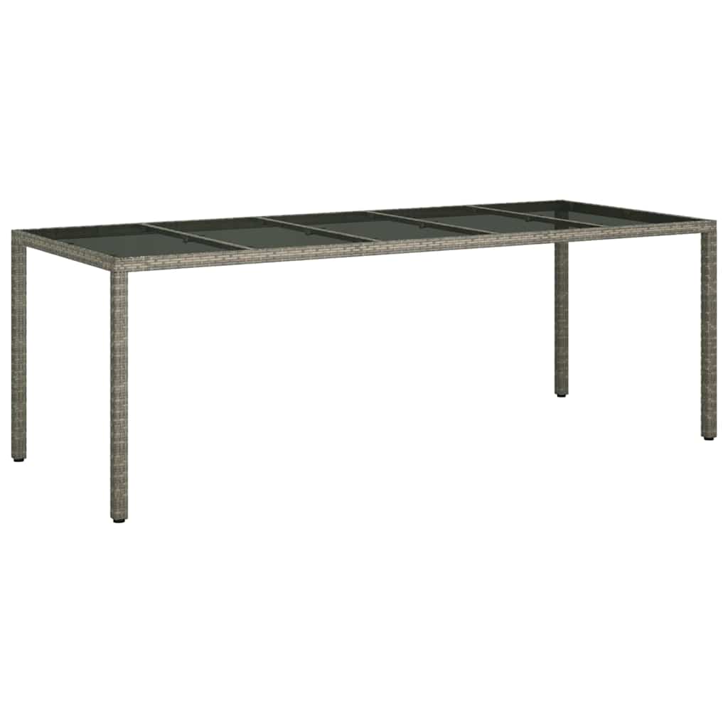 Mesa de Jantar para Jardim Cinzeto 250 x 100 x 75 cm