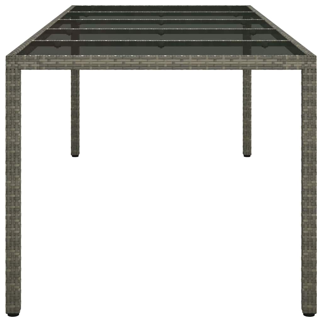 Mesa de Jantar para Jardim Cinzeto 250 x 100 x 75 cm