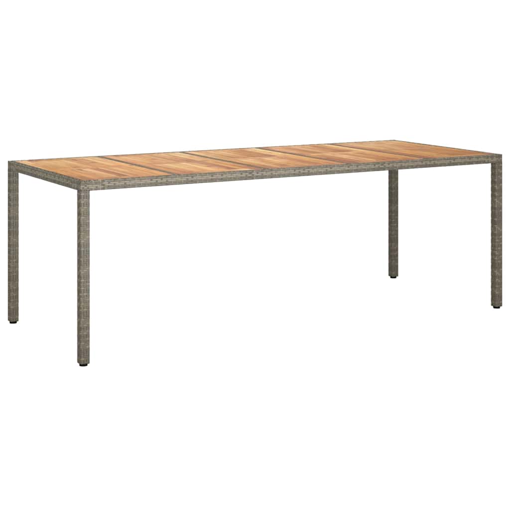 Mesa de Jantar para Jardim Cinzeto 250 x 100 x 75 cm