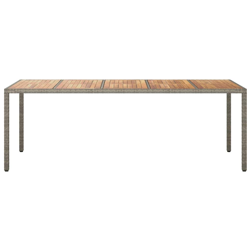 Mesa de Jantar para Jardim Cinzeto 250 x 100 x 75 cm