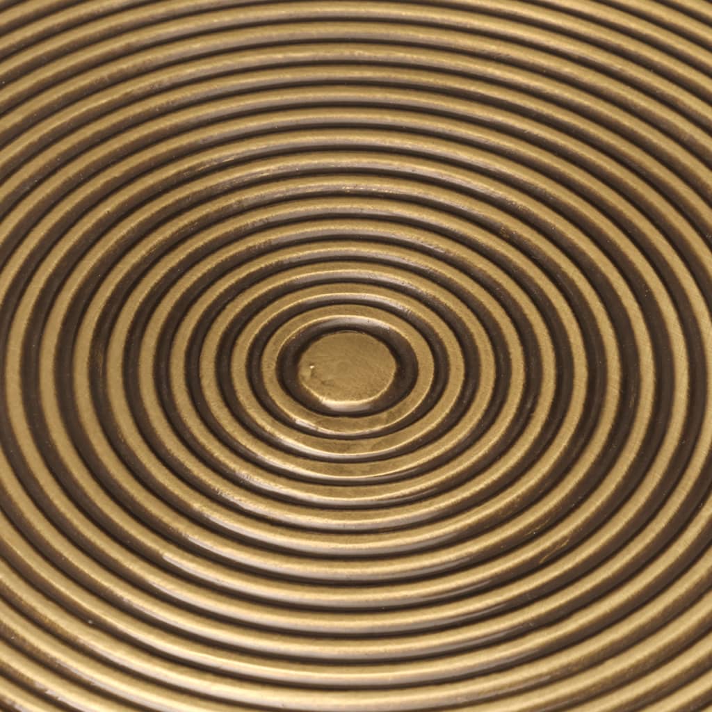 Mesas de centro 2 pcs metal bronze e preto