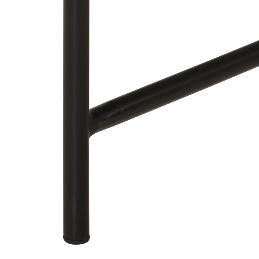 Mesas de centro 2 pcs metal bronze e preto