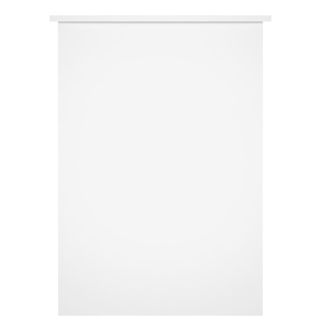 Secretária 100x55x75 cm derivados de madeira branco brilhante