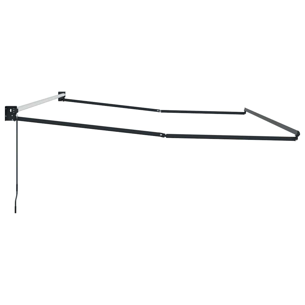 Toldo Manual Antracite 4 ×3 m Metal