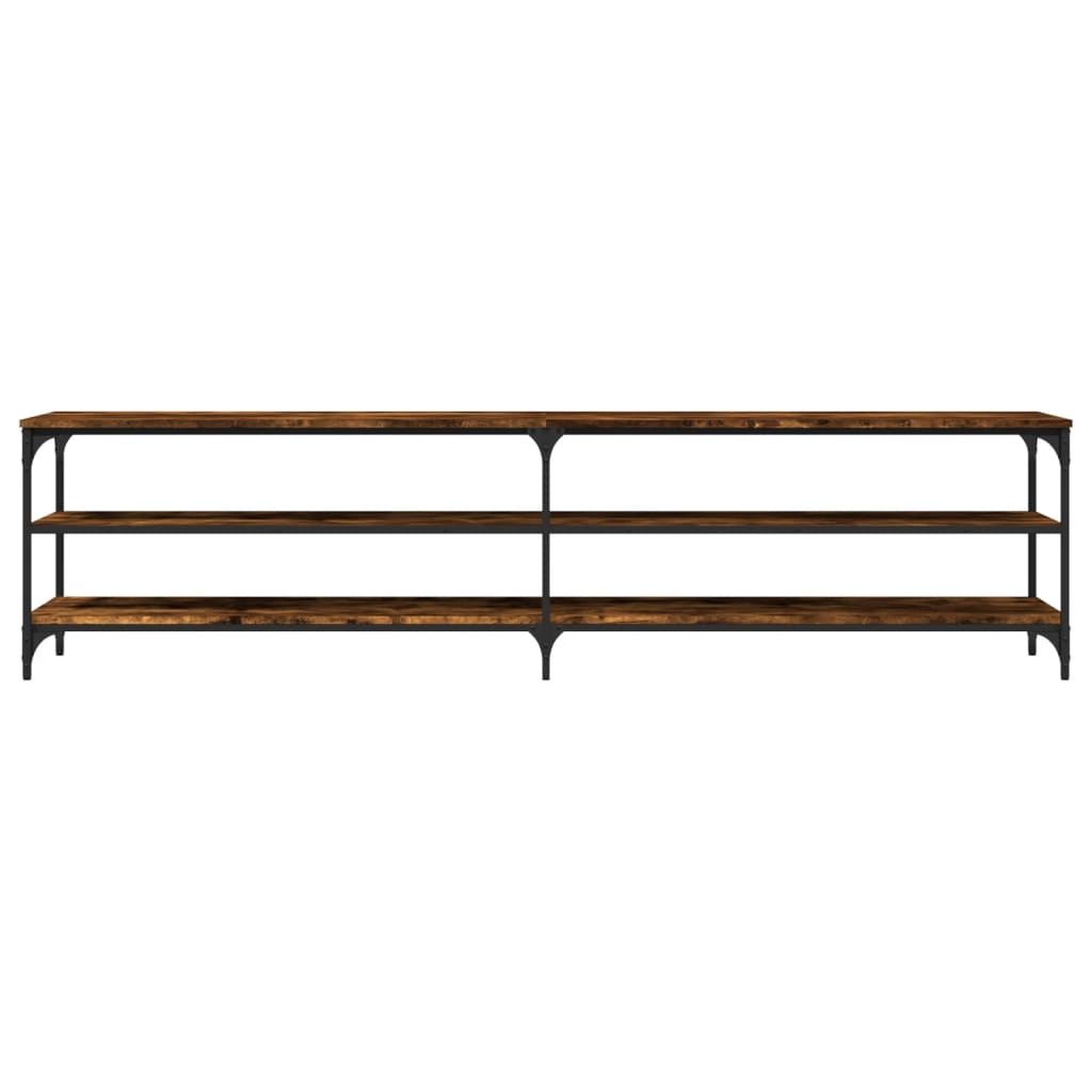 Móvel p/ TV 200x30x50cm derivados madeira/metal cinzento sonoma