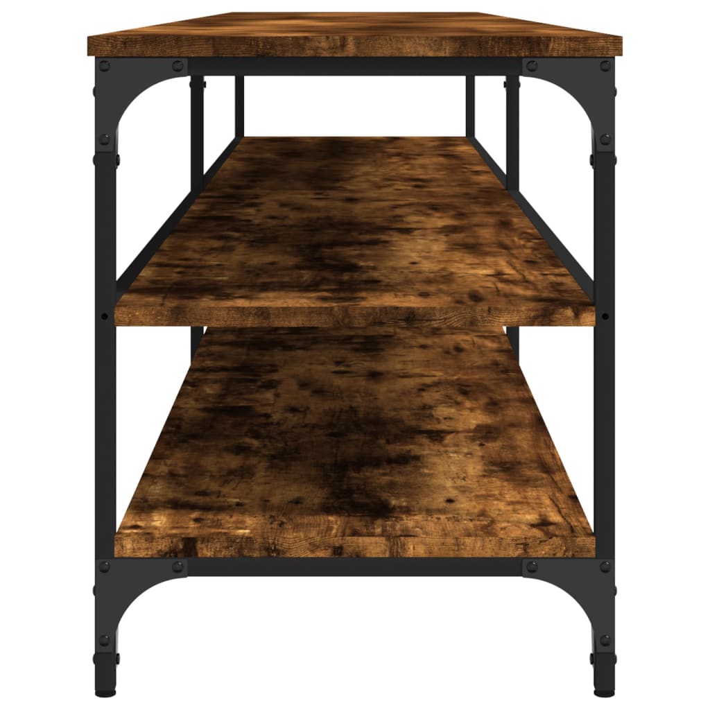 Móvel p/ TV 200x30x50cm derivados madeira/metal cinzento sonoma