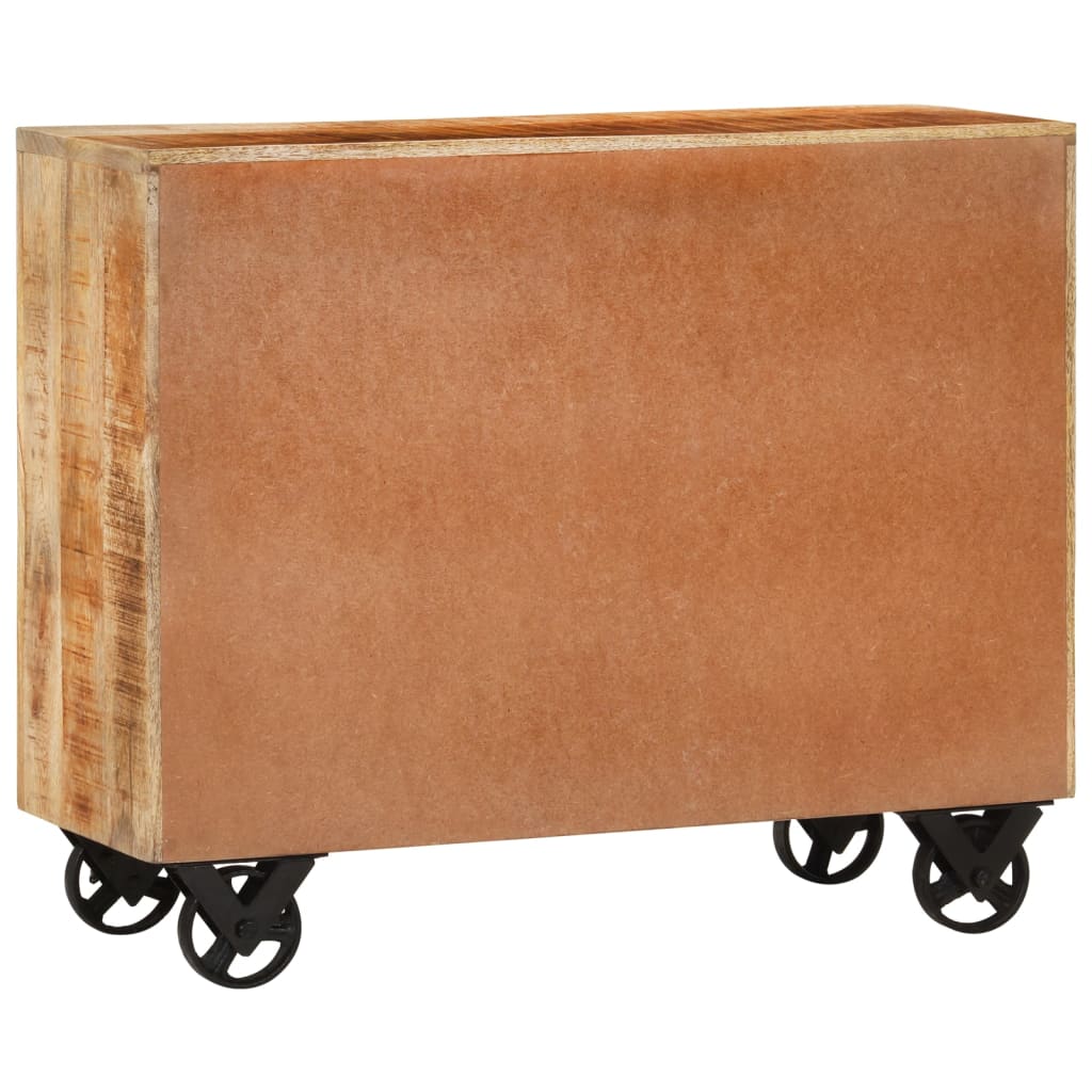 Aparador c/ 3 gavetas 80x30x65 madeira mangueira maciça áspera