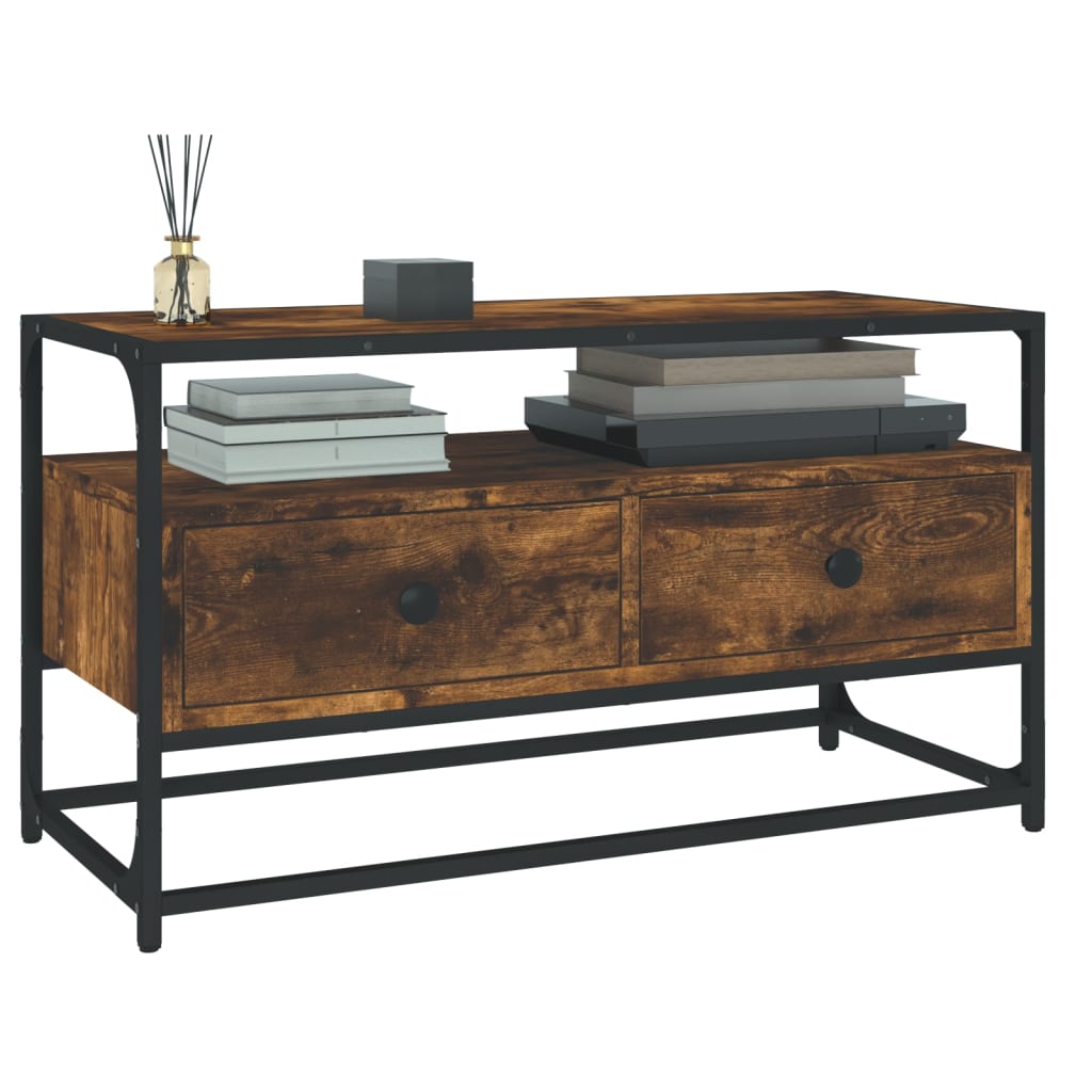 Móvel de TV 100x35x45 cm derivados de madeira cinzento sonoma