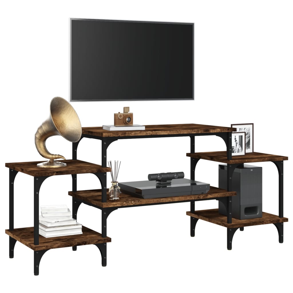 Móvel de TV 197x35x52 cm derivados de madeira cinzento sonoma