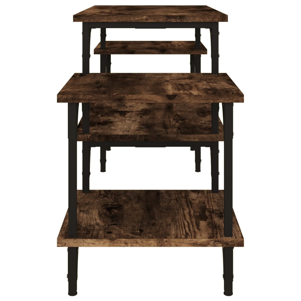 Móvel de TV 197x35x52 cm derivados de madeira cinzento sonoma