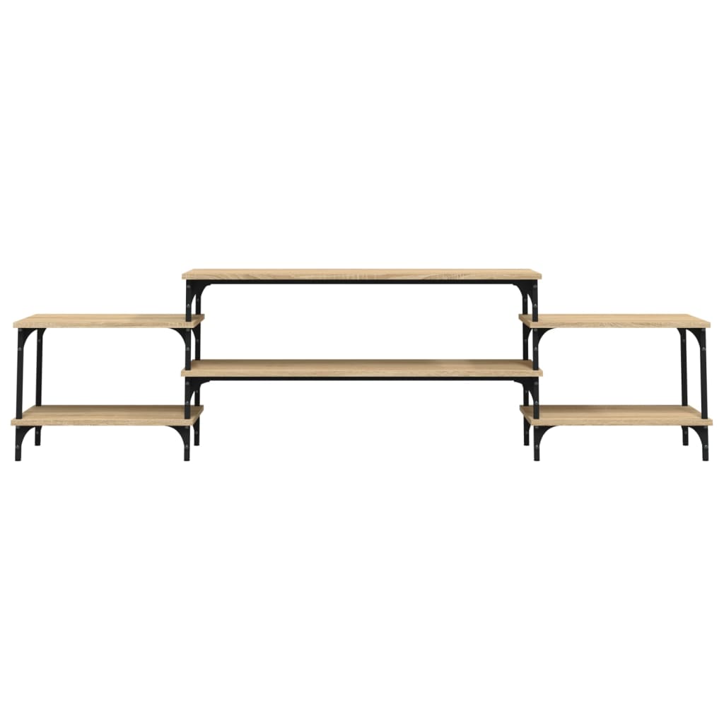 Móvel de TV 197x35x52 cm derivados de madeira cinzento sonoma