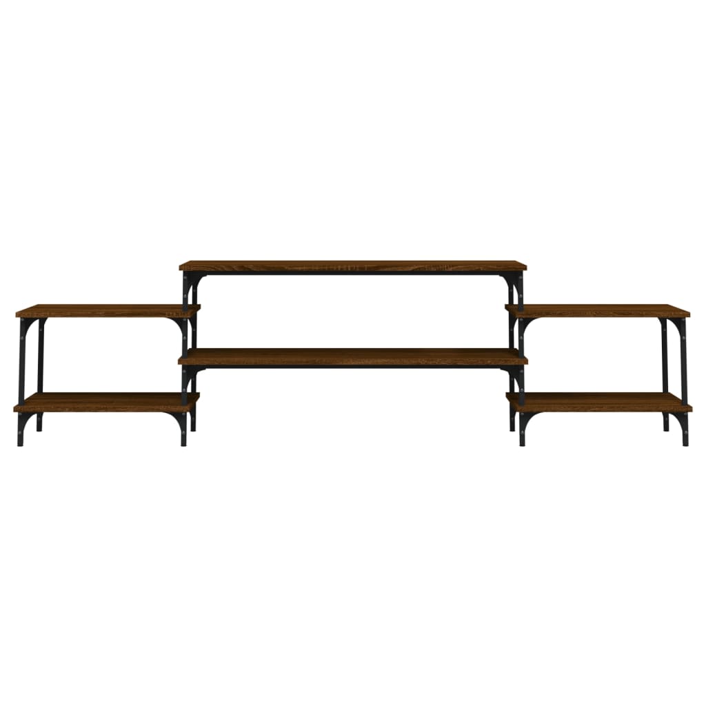 Móvel de TV 197x35x52 cm derivados de madeira cinzento sonoma