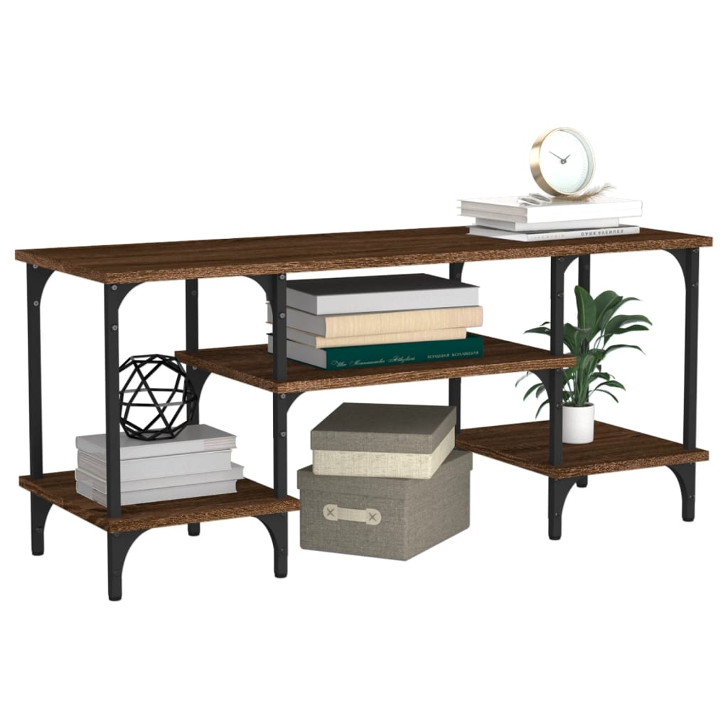 Móvel para TV 102x35x45,5 cm derivados madeira cinzento sonoma