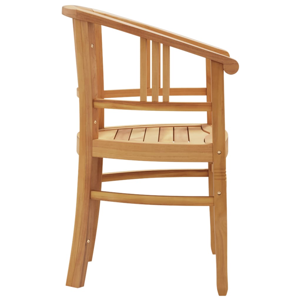 5 pcs conjunto de jantar p/ jardim madeira de teca maciça