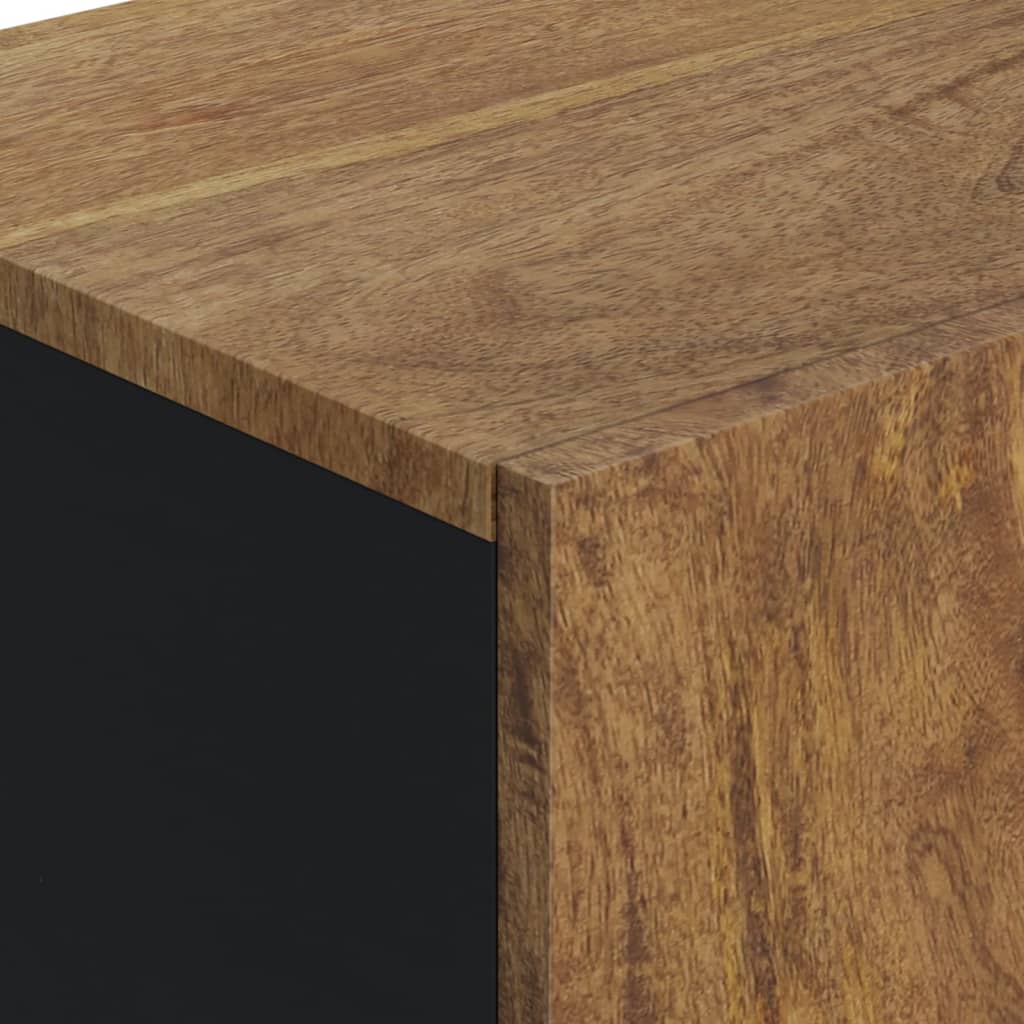 Aparador com porta 40x31x75 cm madeira de mangueira maciça