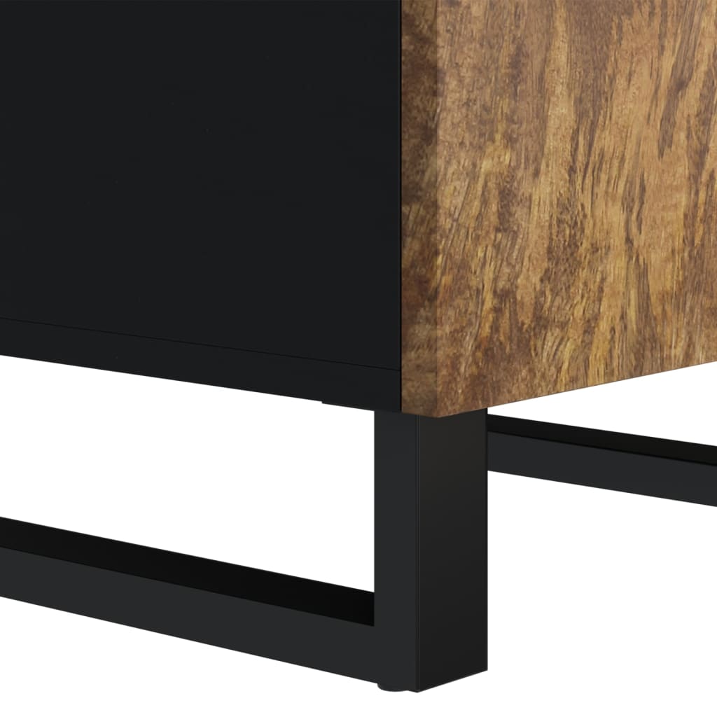 Aparador com porta 40x31x75 cm madeira de mangueira maciça