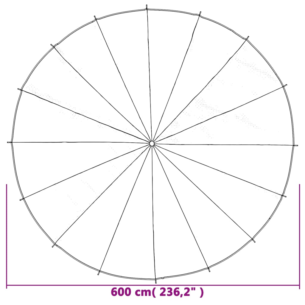 Paraquedas de brincar para crianças Ø6 m tecido