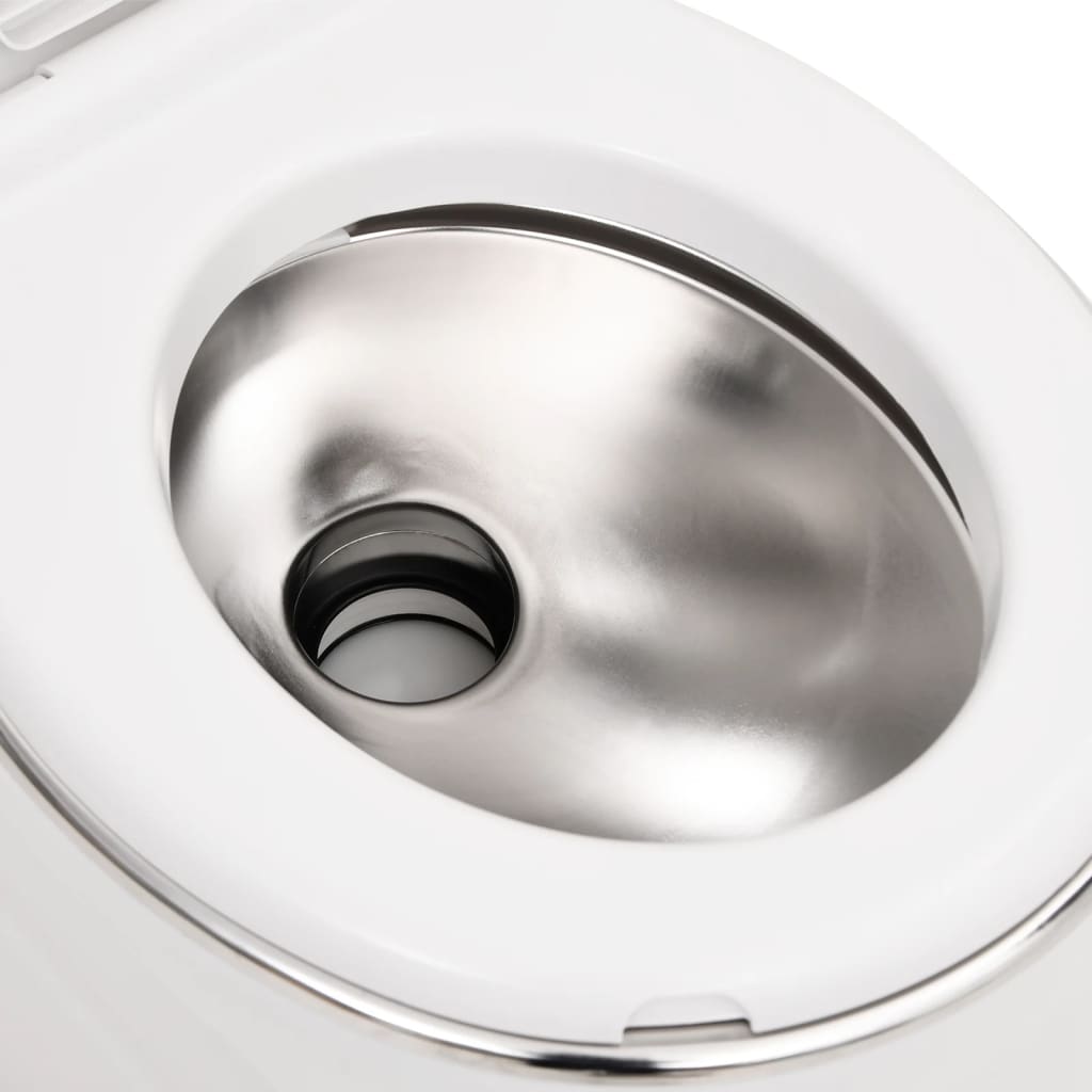 Sanita integrada p/ campismo 24+17 L PEAD e aço branco