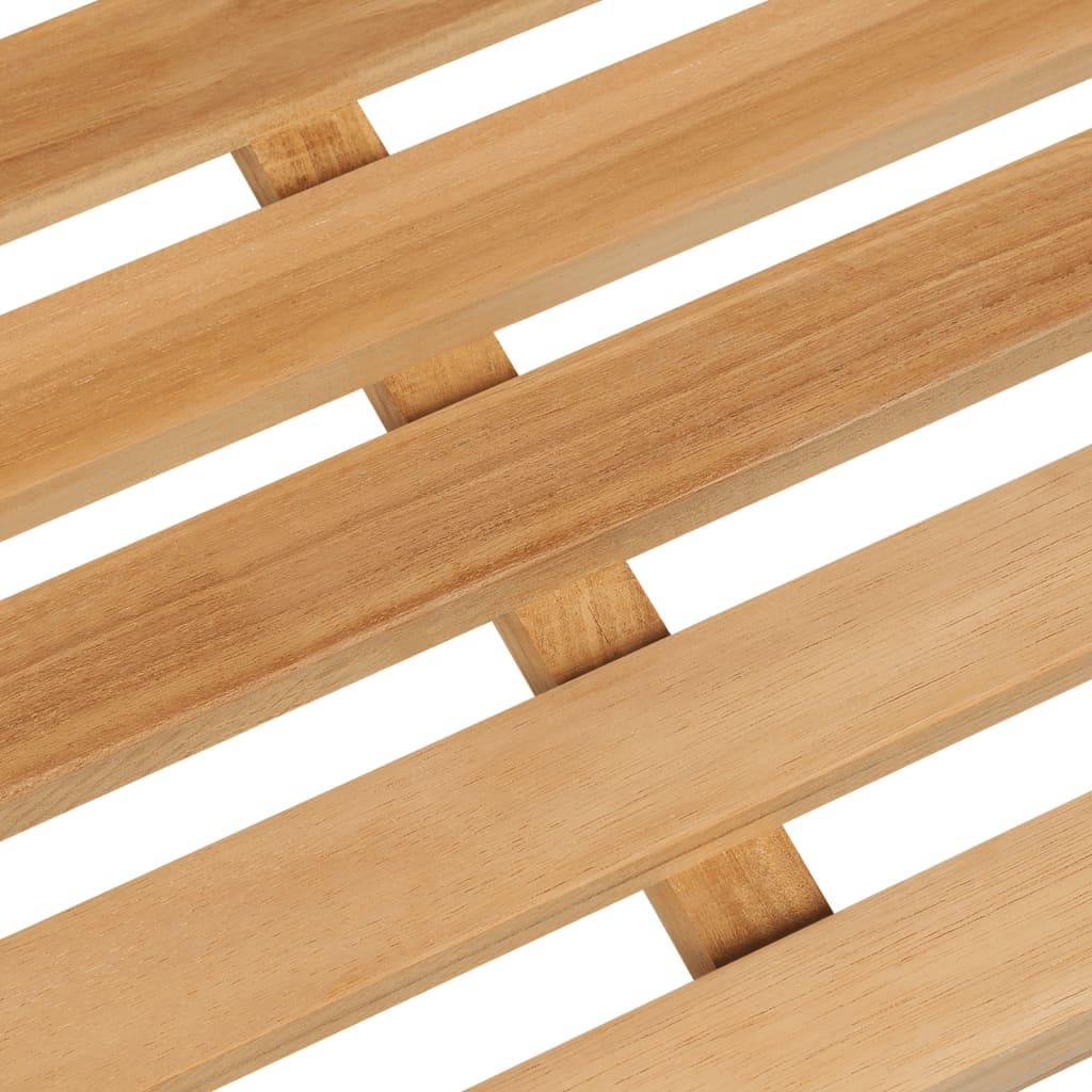 4 pcs conjunto de jantar p/ jardim madeira de teca maciça