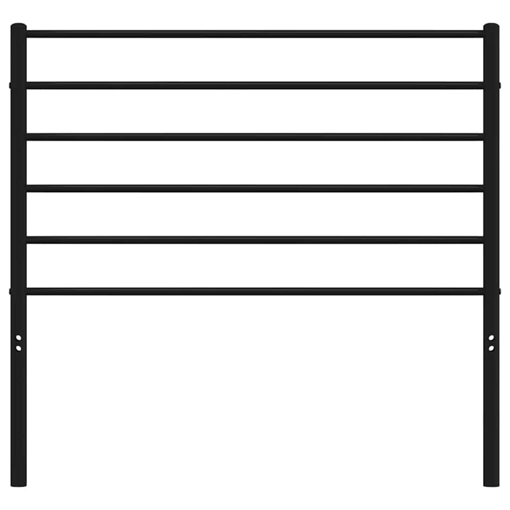 Cabeceira de cama 100 cm metal preto