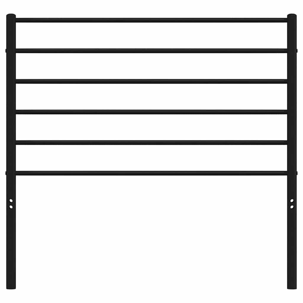 Cabeceira de cama 107 cm metal preto