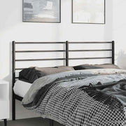 Cabeceira de cama 150 cm metal preto