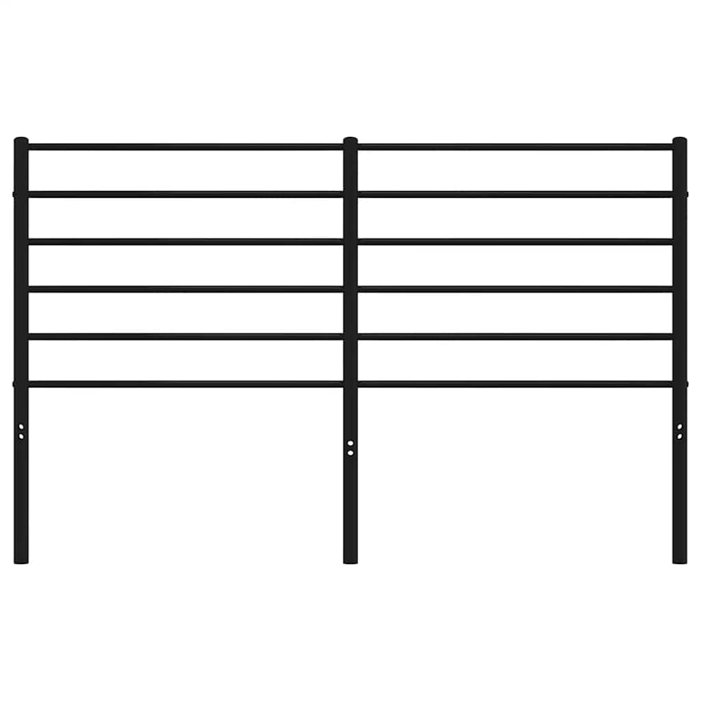 Cabeceira de cama 160 cm metal preto