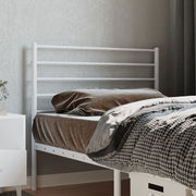 Cabeceira de cama 107 cm metal branco