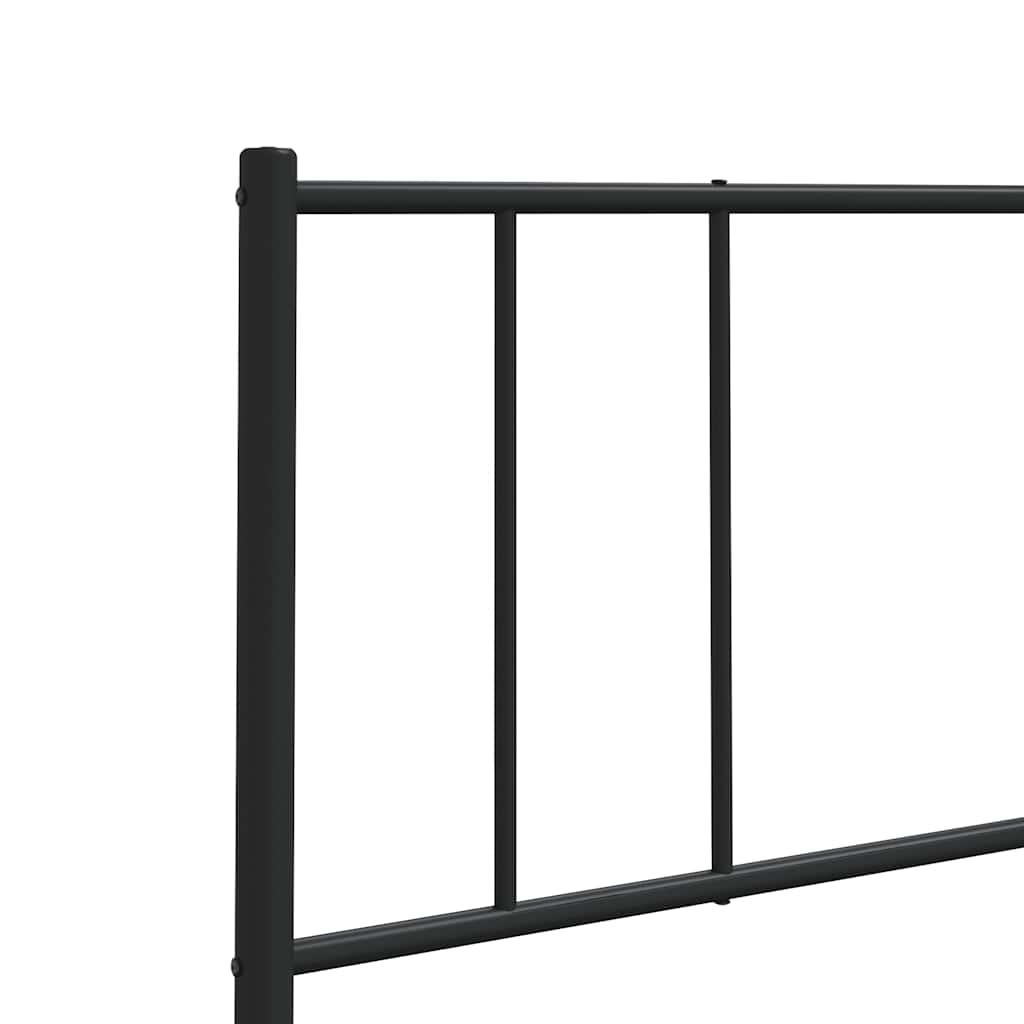 Cabeceira de cama 100 cm metal preto