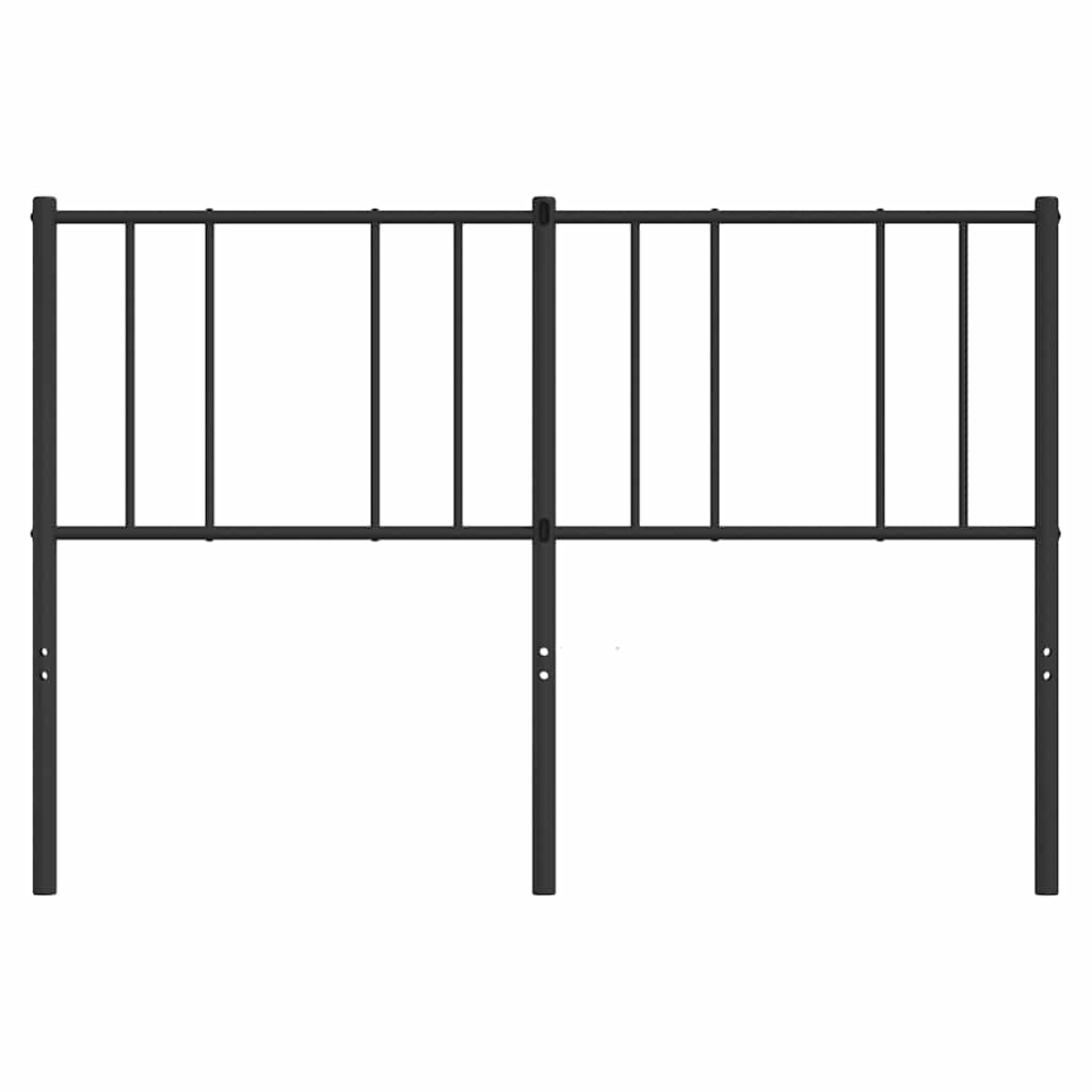Cabeceira de cama 160 cm metal preto