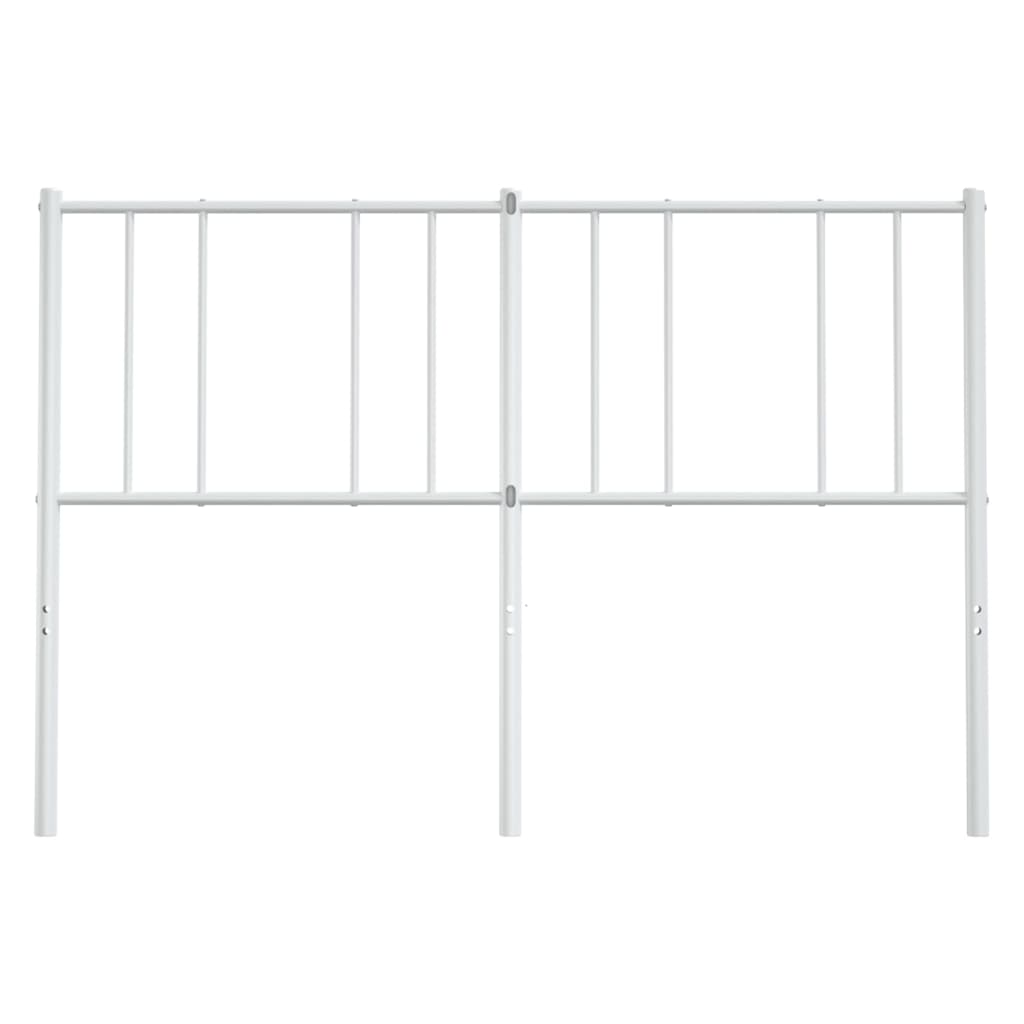 Cabeceira de cama 120 cm metal branco