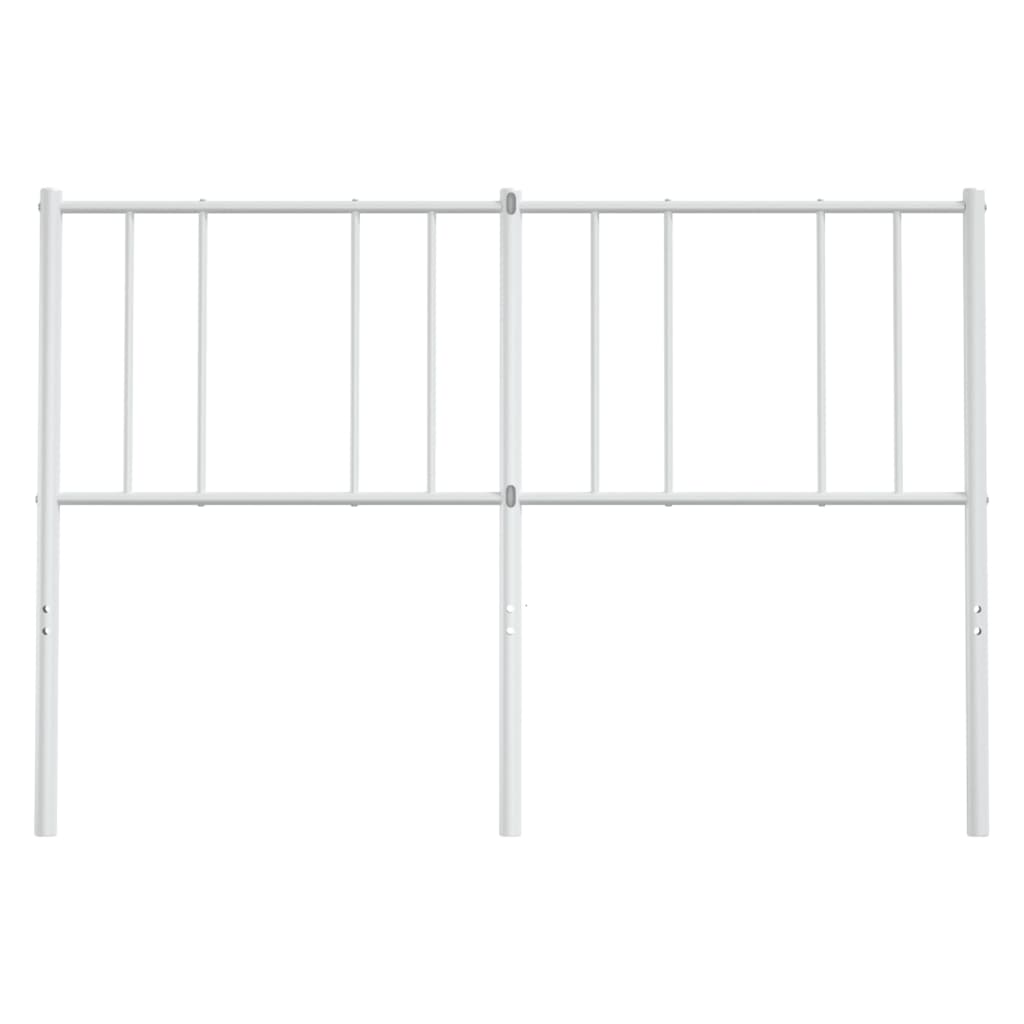Cabeceira de cama 150 cm metal branco