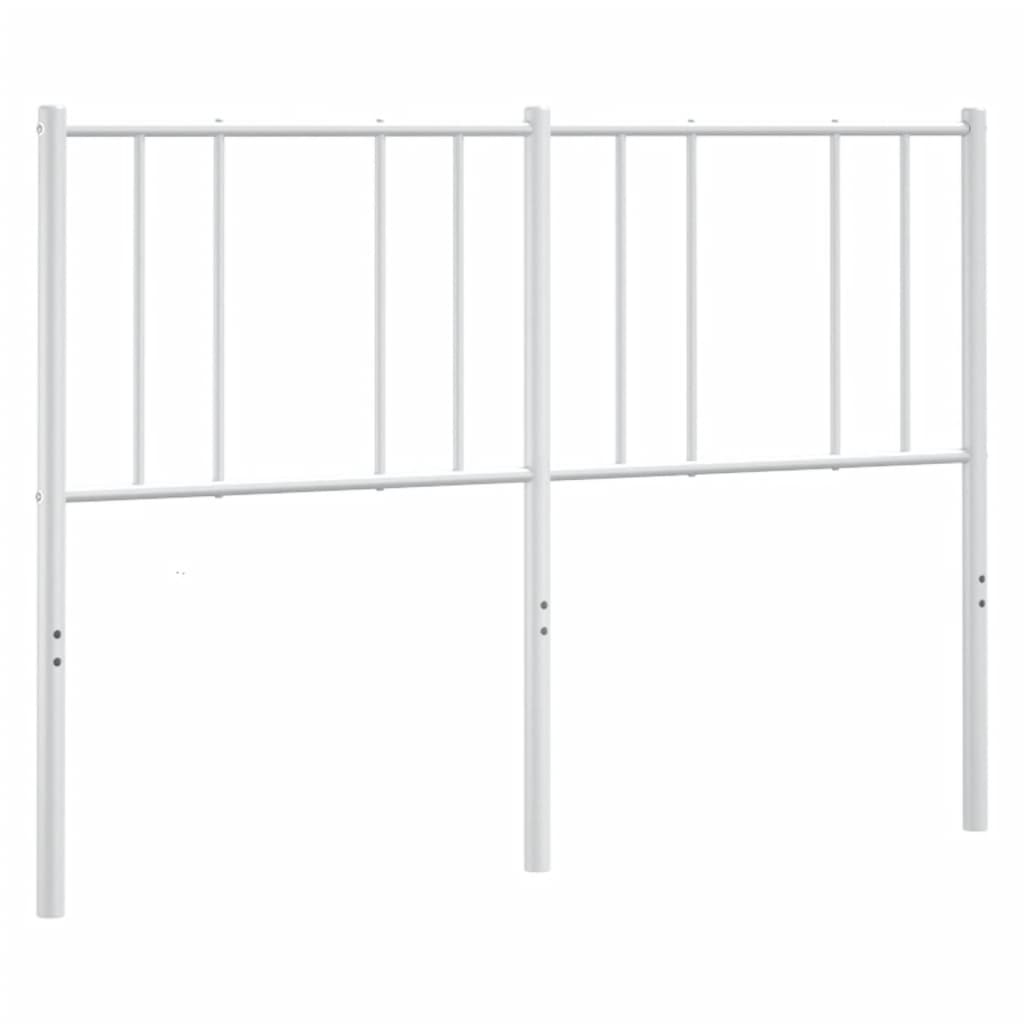 Cabeceira de cama 150 cm metal branco