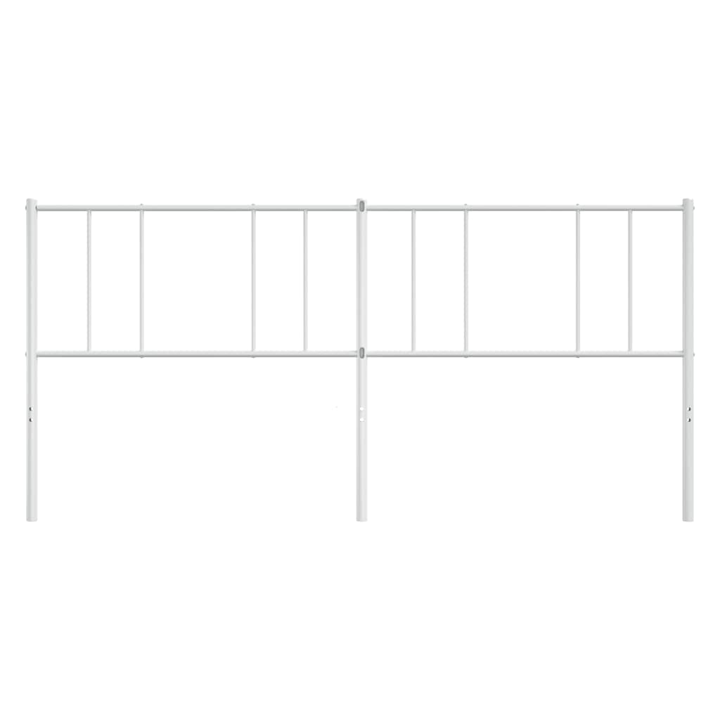 Cabeceira de cama 180 cm metal branco