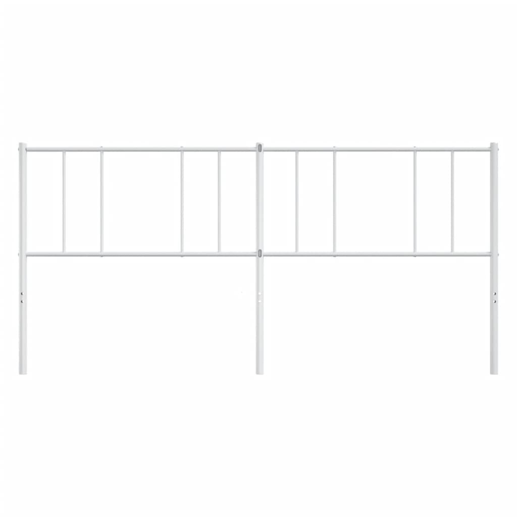 Cabeceira de cama 193 cm metal branco