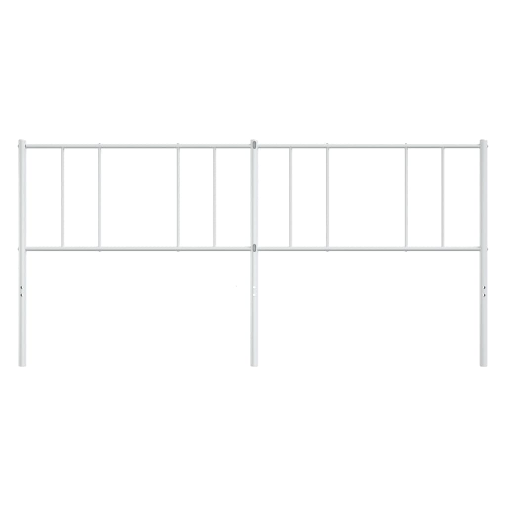 Cabeceira de cama 200 cm metal branco