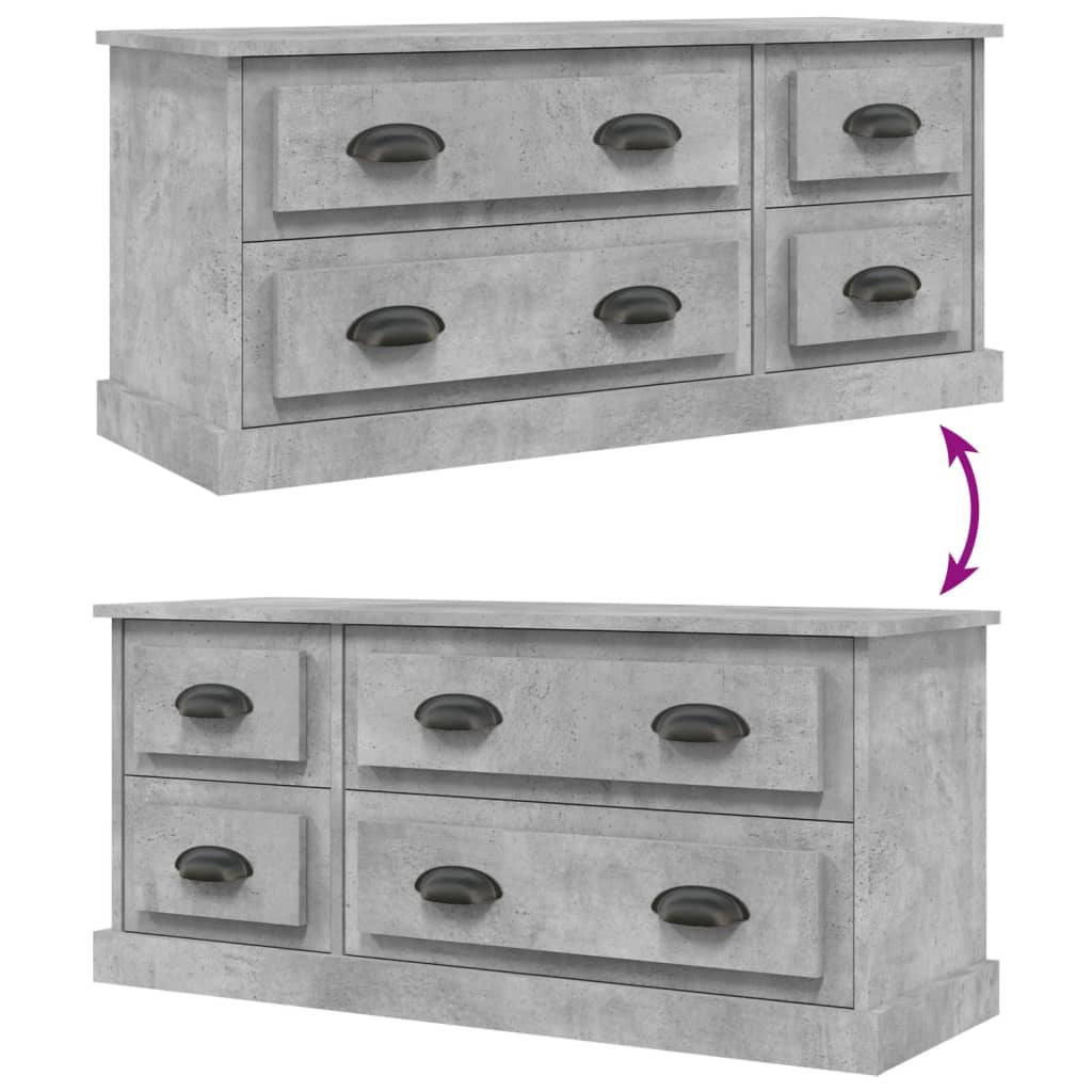 Móvel de TV 100x35,5x45 cm derivados de madeira branco