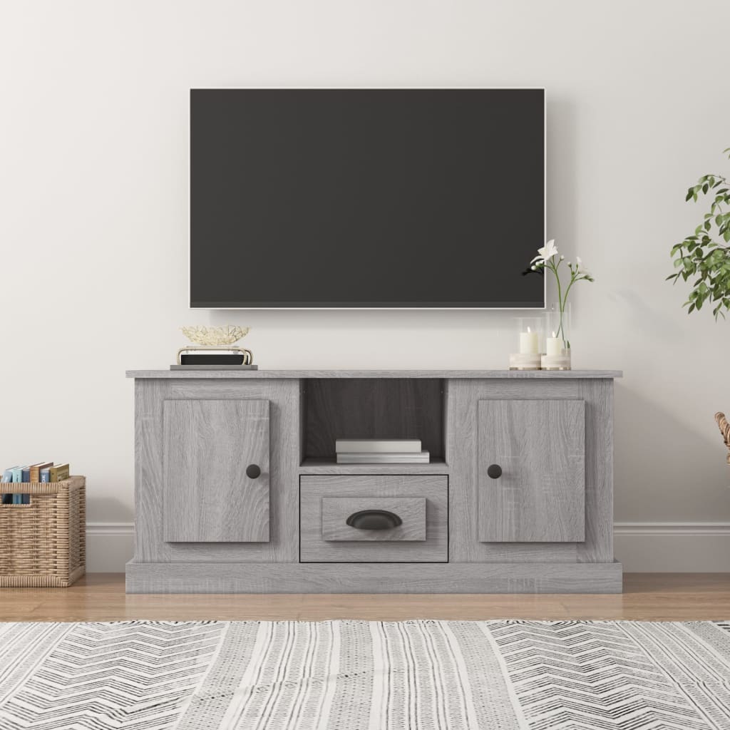 Móvel de TV 100x35,5x45 cm derivados de madeira branco