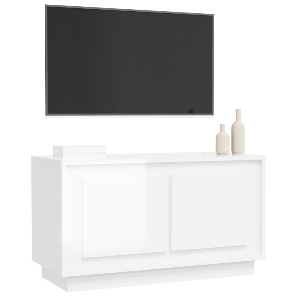 Móvel de TV 80x35x45 cm derivados de madeira branco