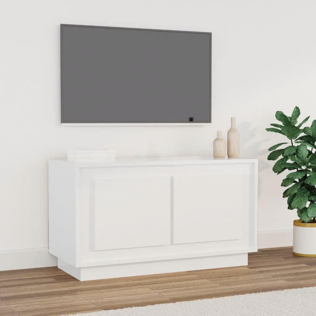 Móvel de TV 80x35x45 cm derivados de madeira branco