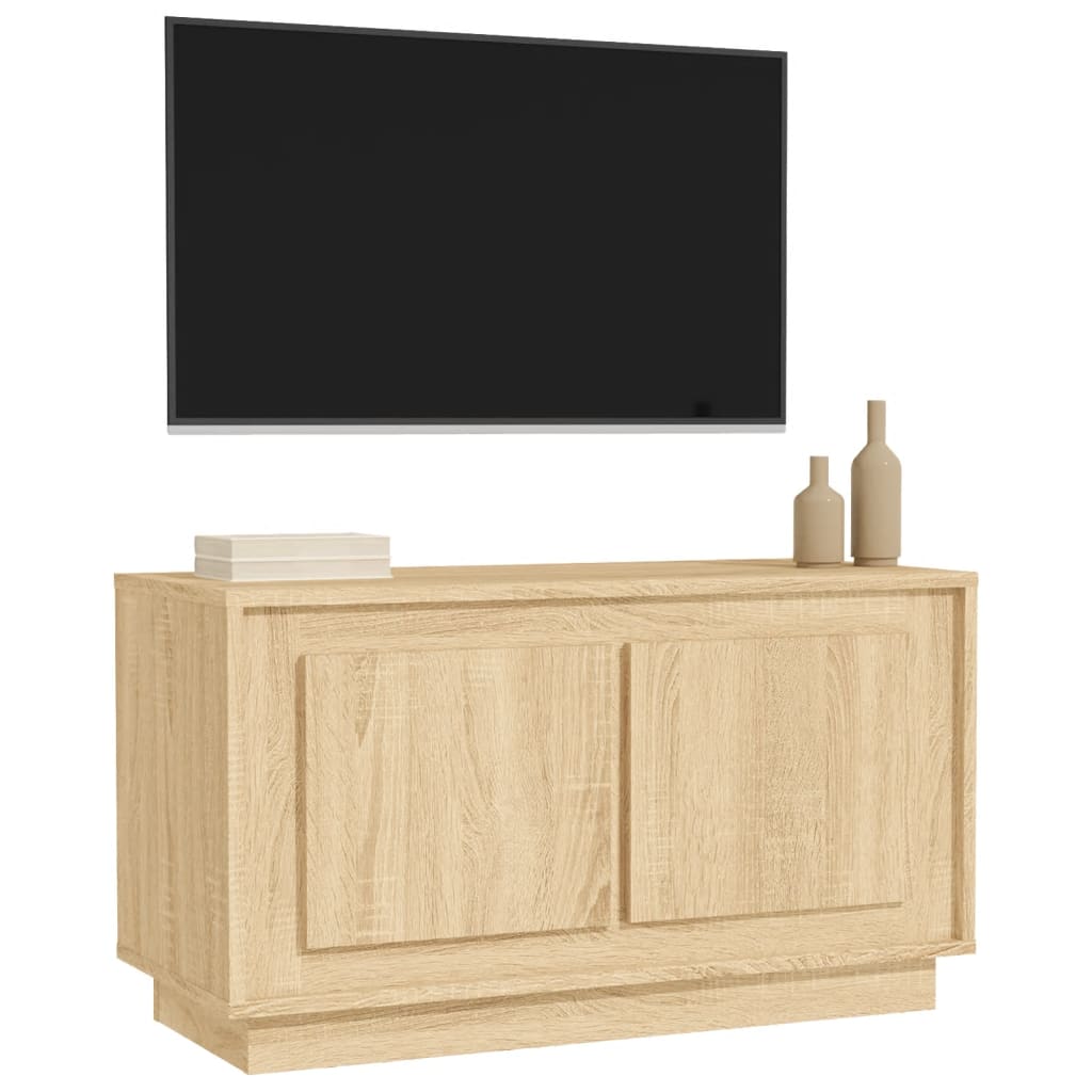 Móvel de TV 80x35x45 cm derivados de madeira branco