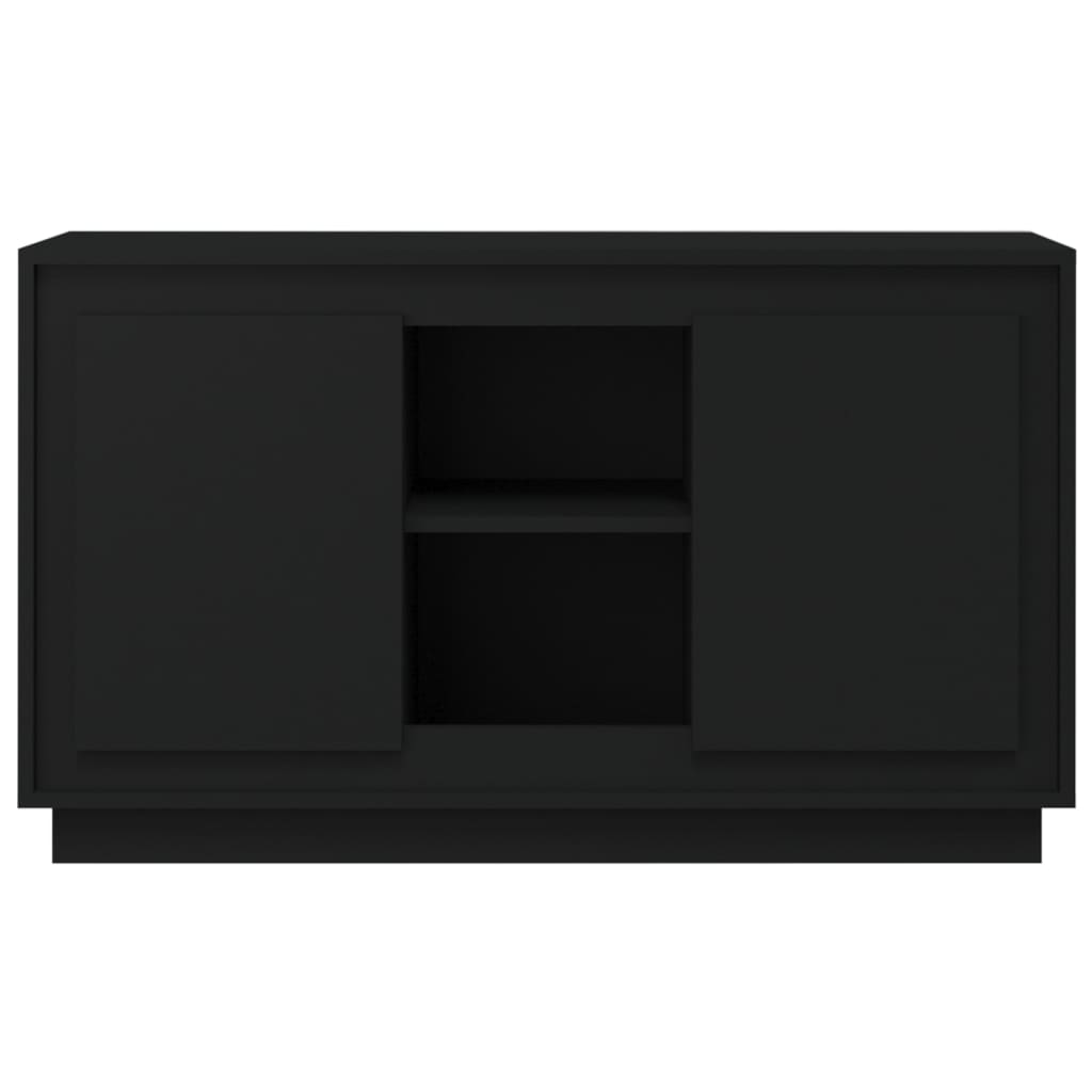Aparador 102x35x60 cm derivados de madeira preto