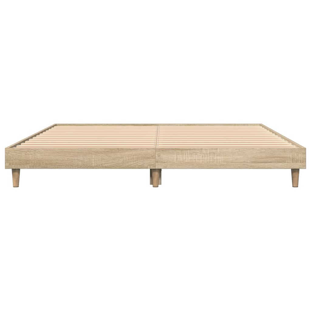 Estrutura cama s/ colchão derivados de madeira carvalho sonoma