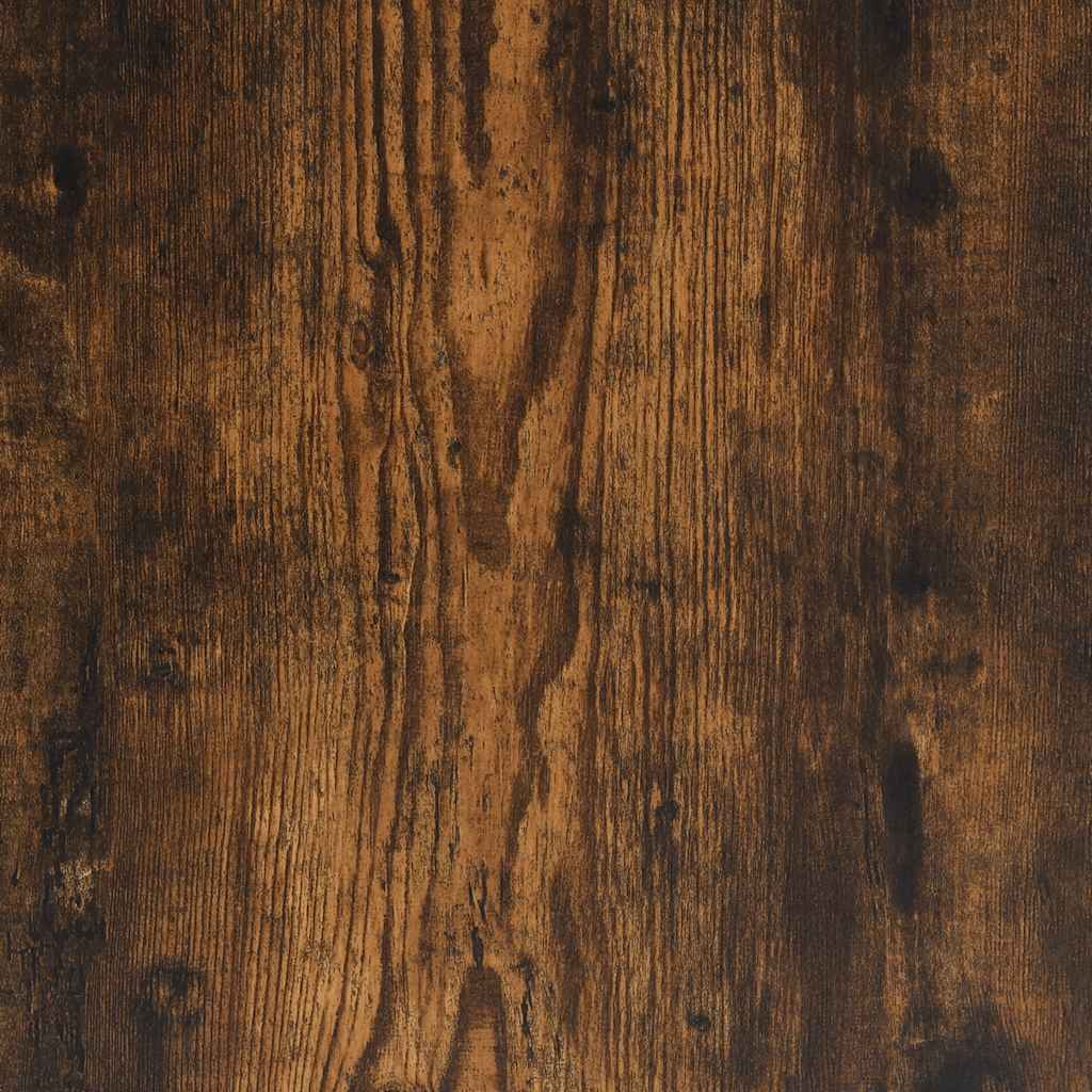 Estrutura de cama s/ colchão derivados madeira carvalho fumado