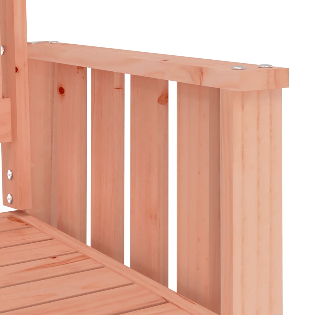 Banco de jardim 2 lugares com mesa madeira de douglas maciça