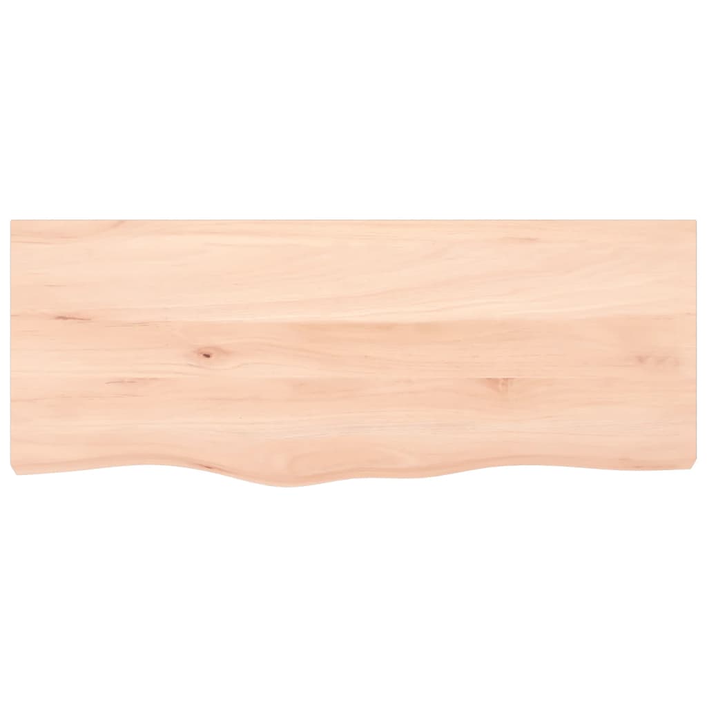 Prateleira de parede 100x40x(2-6)cm carvalho maciço não tratado