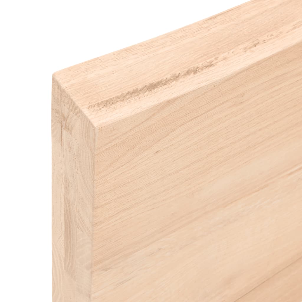Prateleira de parede 100x40x(2-6)cm carvalho maciço não tratado