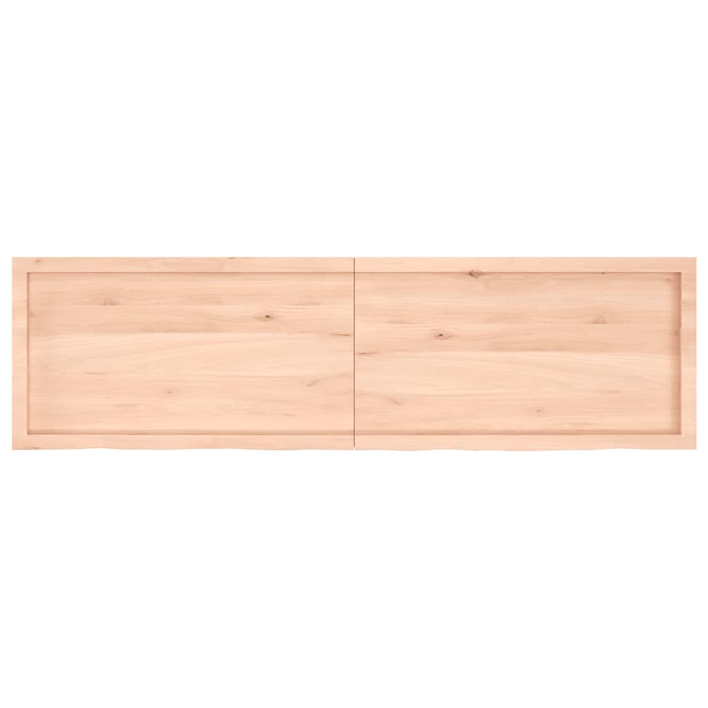 Prateleira de parede 180x50x(2-6)cm carvalho maciço não tratado