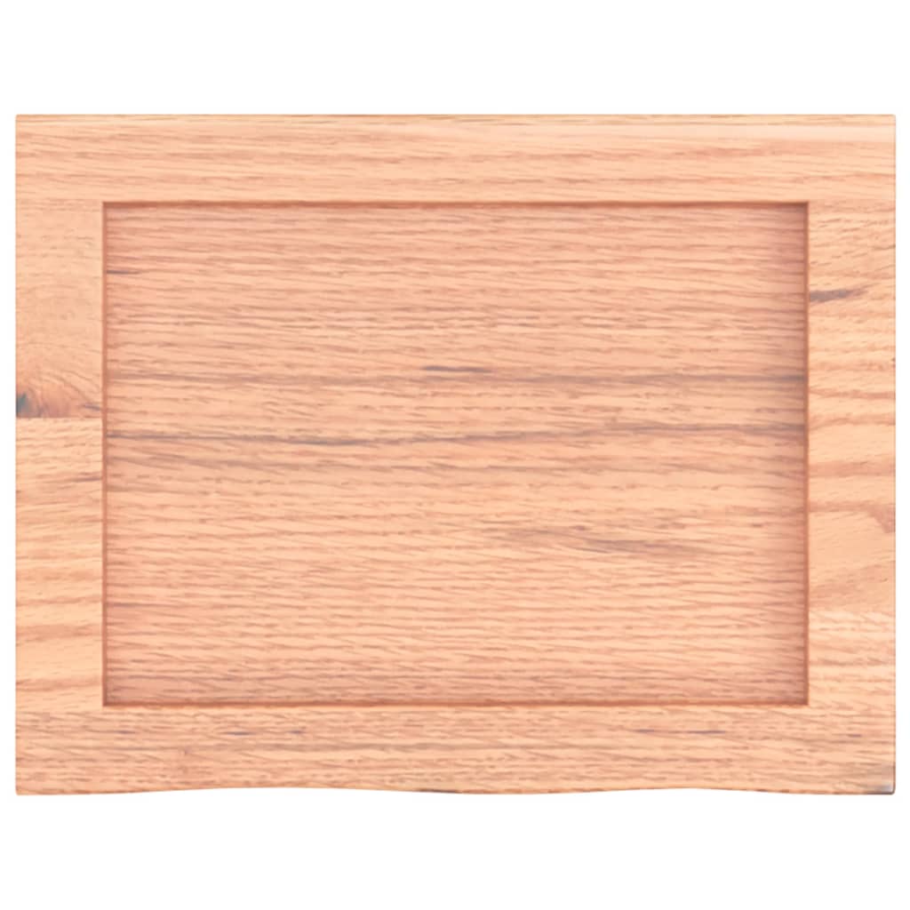 Prateleira de parede 40x30x(2-6) cm carvalho tratado castanho
