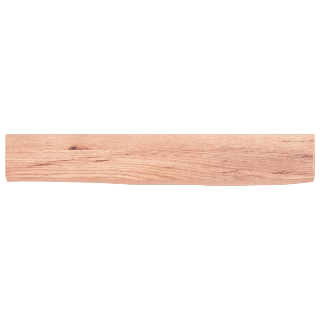 Prateleira de parede 60x10x2 cm carvalho tratado castanho-claro